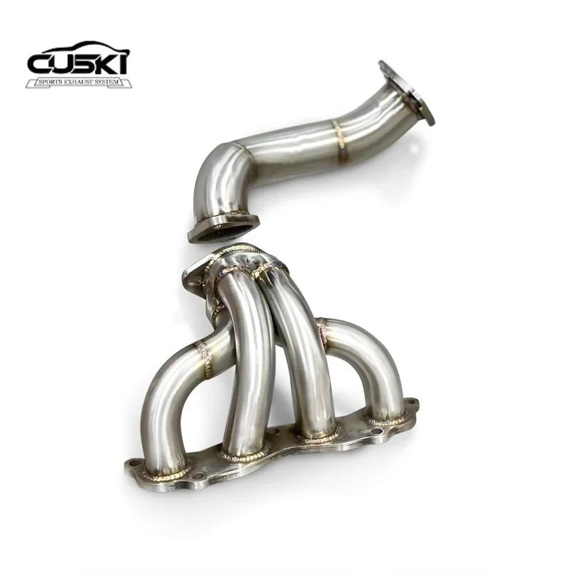 

Автомобильный выпускной коллектор подходит для Honda Civic 1,8, обновление K24 2010-2016, аксессуары для выхлопной системы из нержавеющей стали