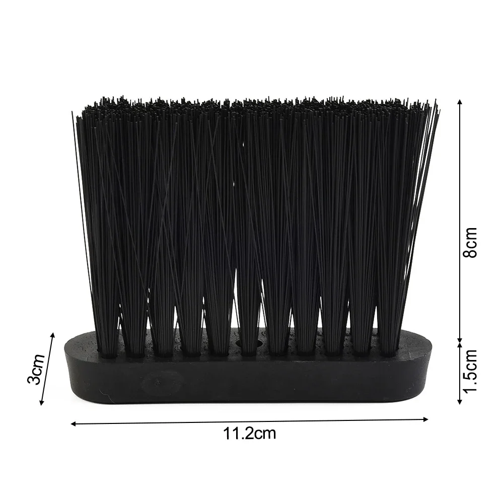 Brosse en laine PP pour cheminée européenne, outil de cuisine, produit domestique, poignée P, amélioration de l'habitat, noir