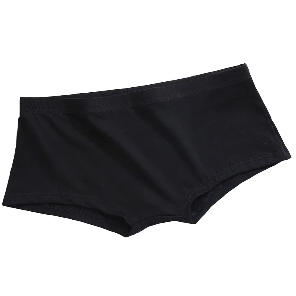 1pc Men\'s Cotton Solid Color Boxer Shorts Underwear Lingerie Elastic Waist Boxers Briefs Underpants Panties For Man