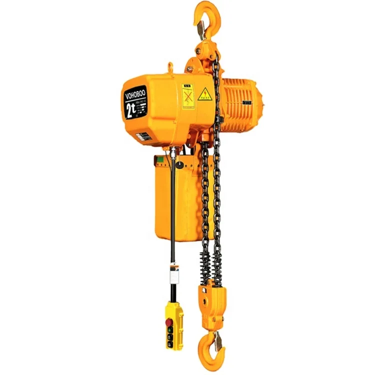 

2024 New High Quality HHBB Electric Chain Hoist Single Double Speed 1 Ton With Reliable Motor Gearbox For Hotels & Retail Use