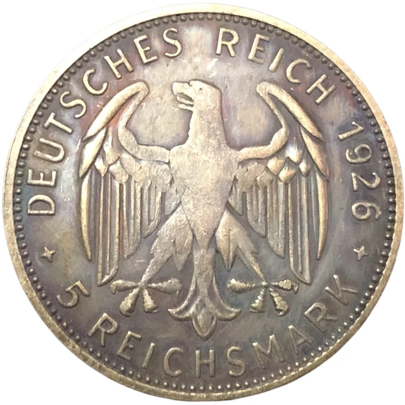 1926 Germany 5 Reichsmark Friedrich von Schiller; Trial Strike