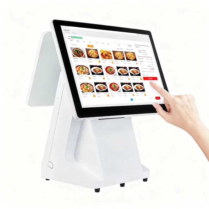 2026 Factory Price Wucaihong F8 Capacitive Touch Screen All-in-One POS System Machine Windows/Android/Linux Support Cash Registe