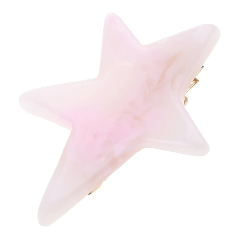 Irregular Five-Pointed Star Side Clip Hairpin Star Hair Clip Headpiece Hair Accessory for Girl Women Duckbill Dropship