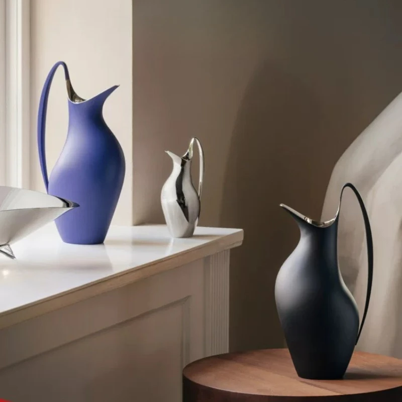 Swan pot vase kettle Nordic living room table ornament