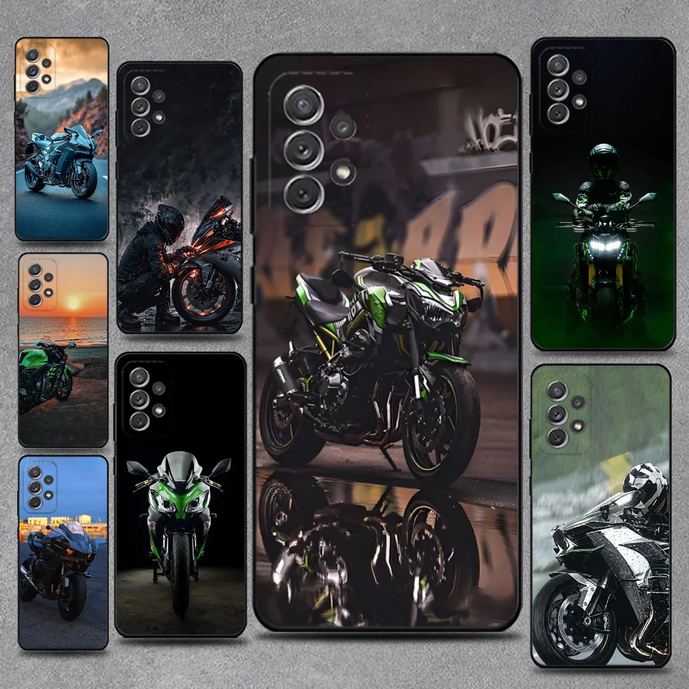 

K-KawaSaki N-Ninja H2-R Cool Phone Case For Samsung S25,S24,S21,S22,S23,S30,Ultra,S20,Plus,Fe,Lite,Note,10,9,5G Black Cover
