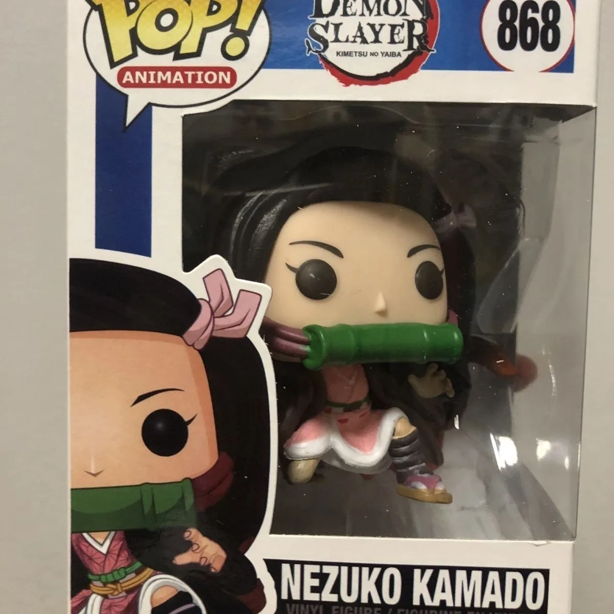 Anime Demon Slayer Action Figures Funko Pop Figure Kamado Tanjirou Kamado Nezuko Vinyl Figurine Decoration Gk Collect Model Toy