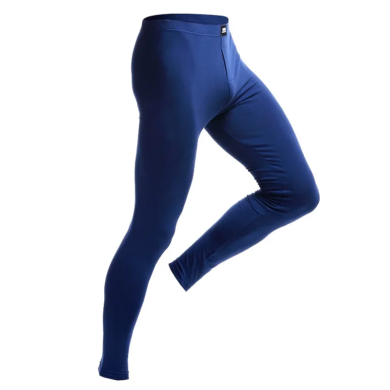 Element long Johns men thin Modal single slim fit comfortable autumn and winter leggings fleece pants youth thermal pants