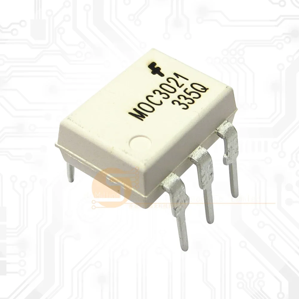 10pcs/lot MOC3021M MOC3021 DIP-6 Bidirectional SCR Optocoupler