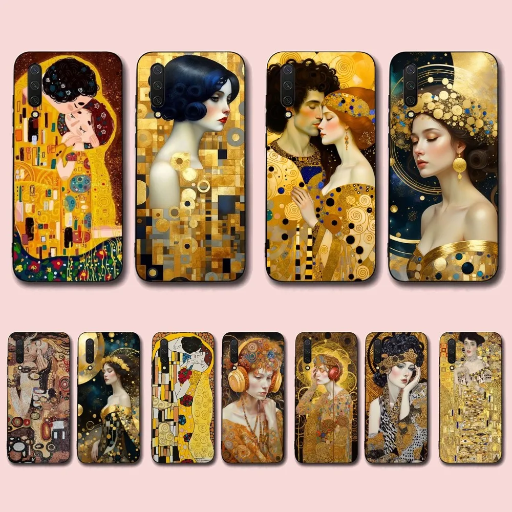 Kiss Gustav Klimt Phone Case For Xiaomi Mi 5X 8 9 10 11 12 lite pro 10T PocoX3pro PocoM3 Note 10 pro lite