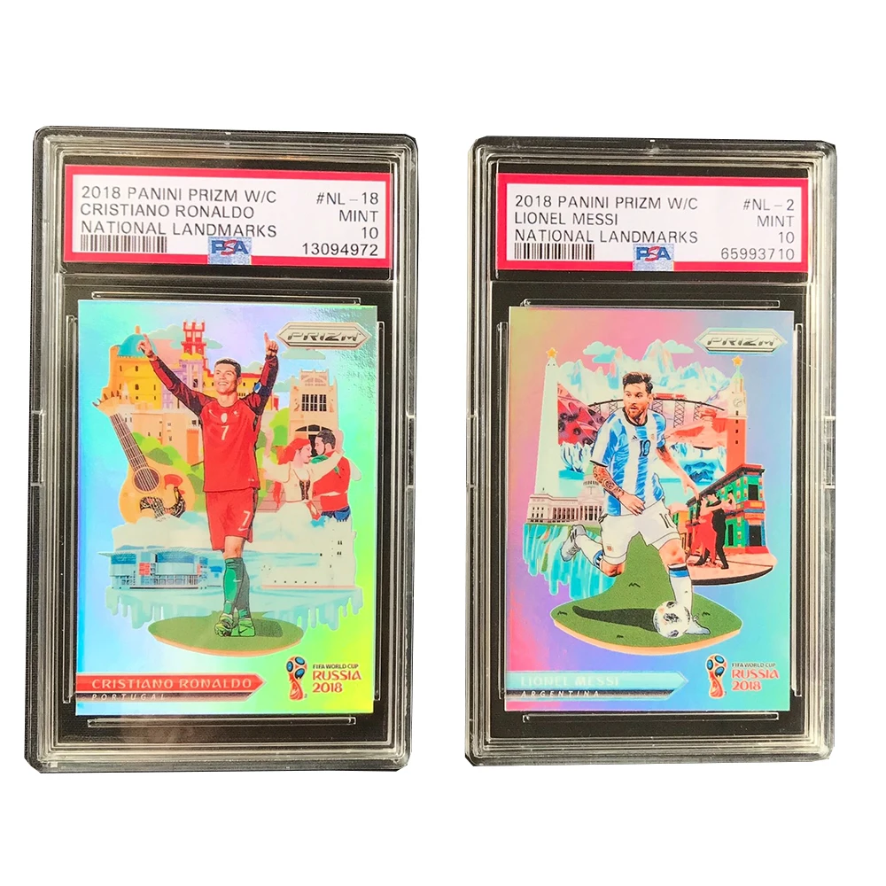 PANINI DIY Messi Ronaldo DOWNTOWN CHRONICLES Rainbow flash laser