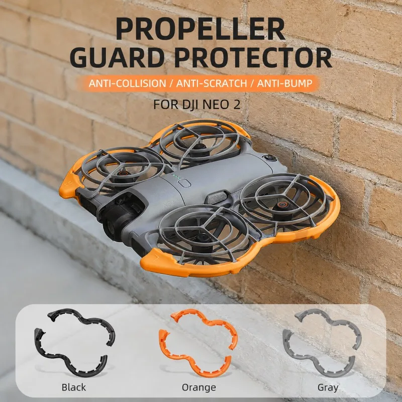 Gimbal Bumper Propeller Protective Cover Compatible with DJI NEO2 Drone Camera Anti‑Collision Ring Light‑Weight Flight Guard
