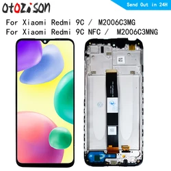 LCD For Xiaomi Redmi 9C M2006C3MG Display Touch Panel Screen Digitizer With Frame Assembly For Xiaomi Redmi 9C NFC M2006C3MNG