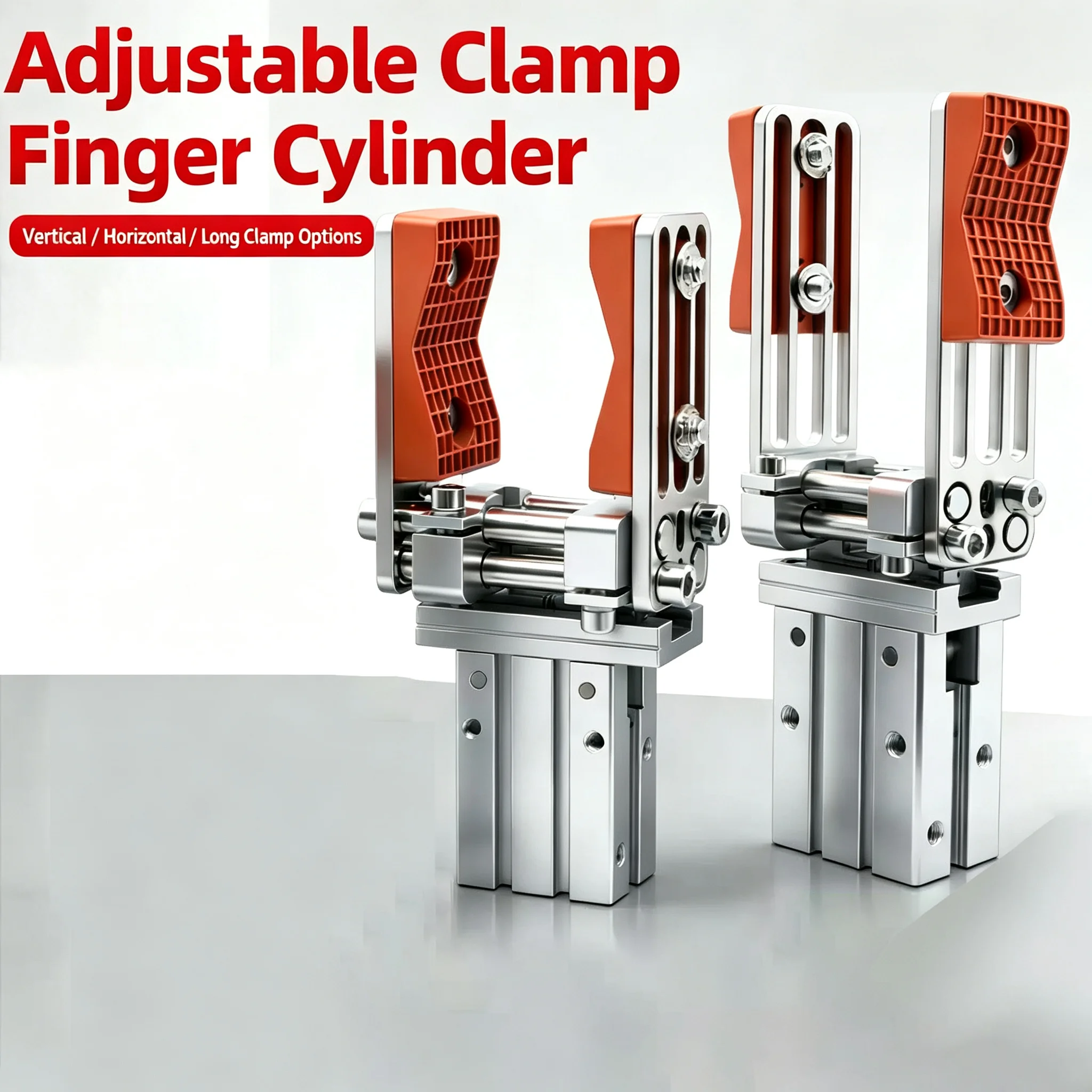 Pneumatic Finger Cylinder Widened Chuck Parallel Gripper 16D/20D - Industrial Gripping Tool for Precision Handling