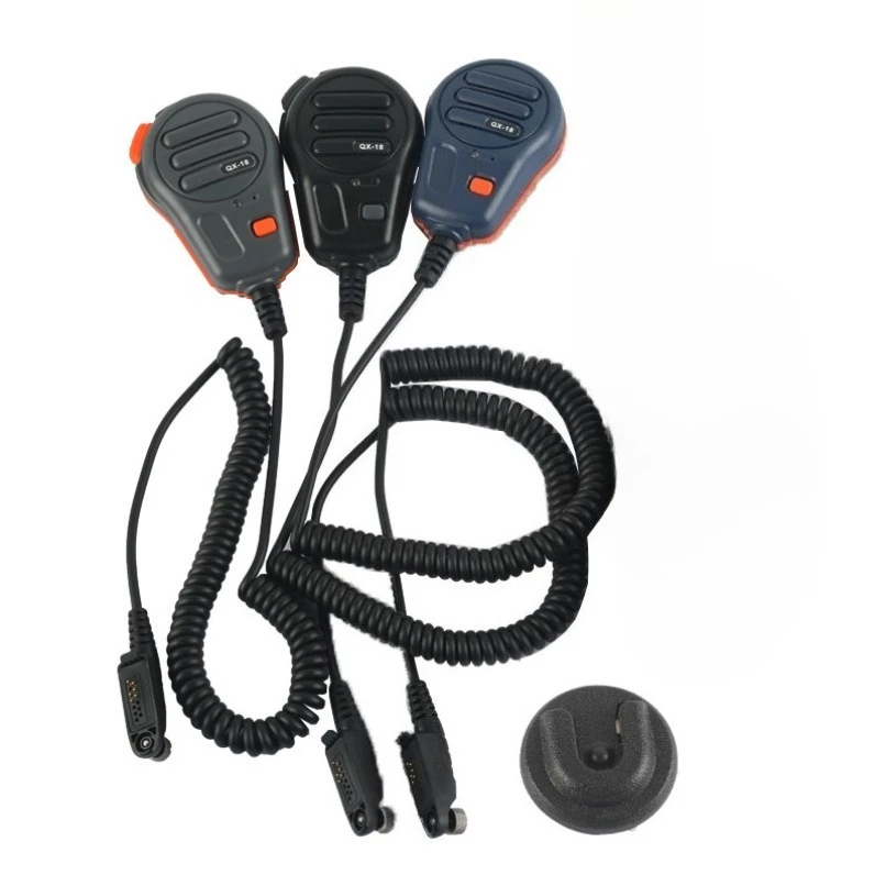 Waterproof Handheld Speaker Mic for UV98Plus UV99 CP‑1800 Two Way Radio