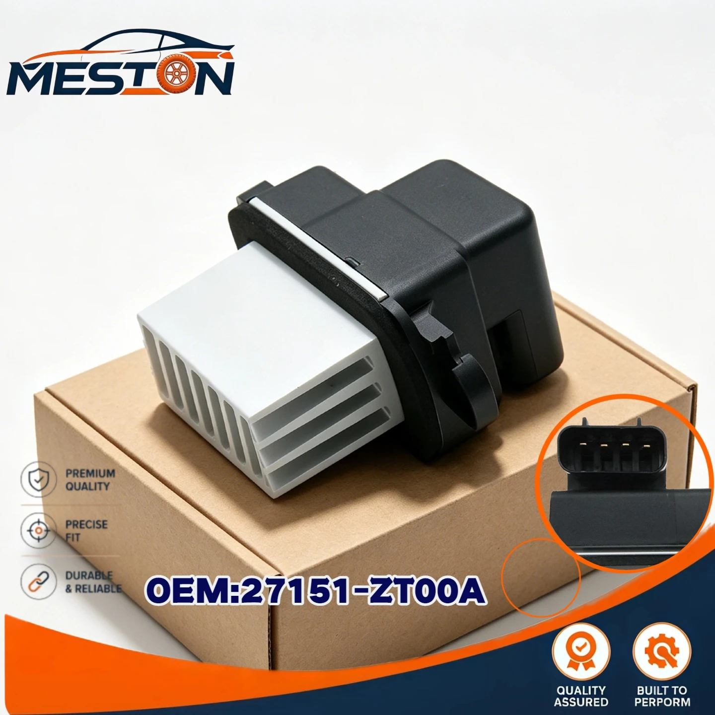 Heater Blower Motor Resistor Regulator for Nissan Armada Frontier Pathfinder Titan Xterra 271515Z000 27151-ZT00A 4Pins