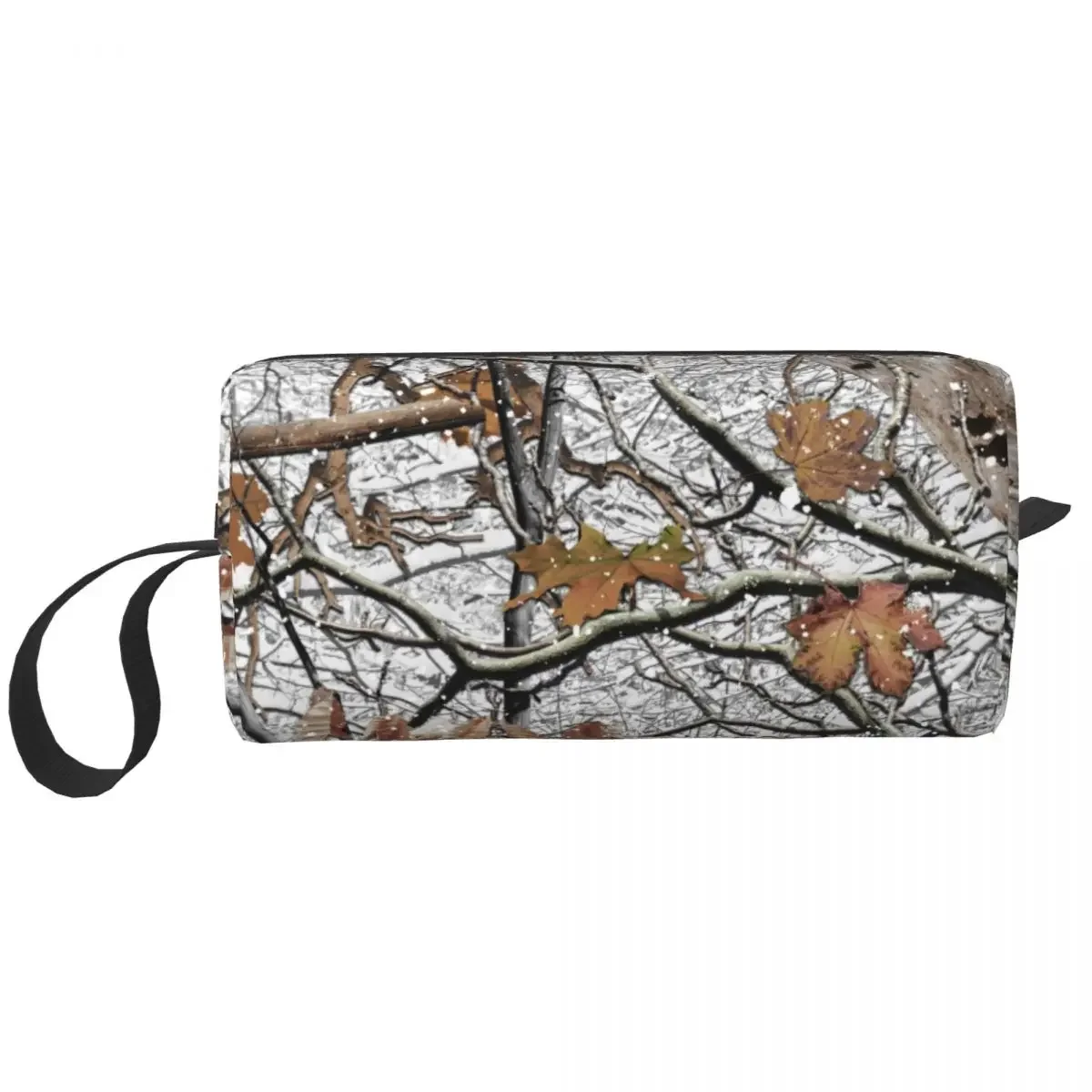 Hunting Camo Tree Camouflage Snow Pattern Cosmetic Bag Women Cute Large Capacity Makeup Case Beauty Storage Toiletry Bags