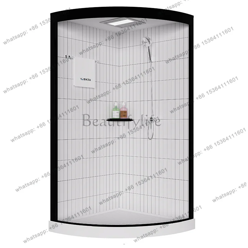 Fan-shaped shower room Diamond shower room Integrated family bathroom Partition hotel apartment Bath room
