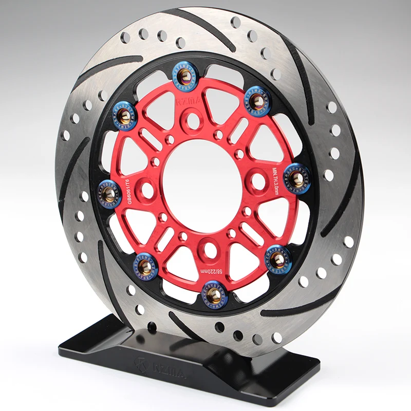

RZMA motorcycle modification upgrade sensitive 220 four hole brake floating disc