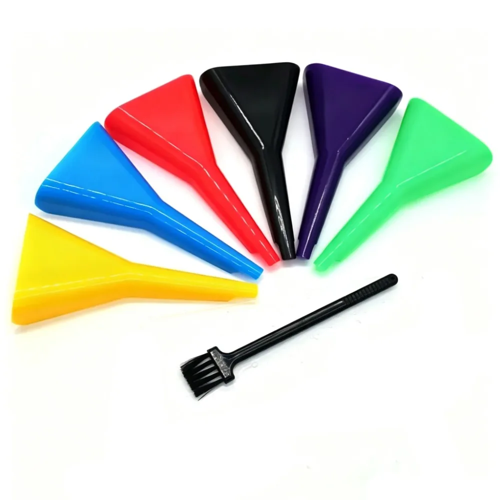 Colorful Plastic Cone Funnel Mini Tube Filling Tool Portable Cone Loader Smoking Accessory Complete Kit