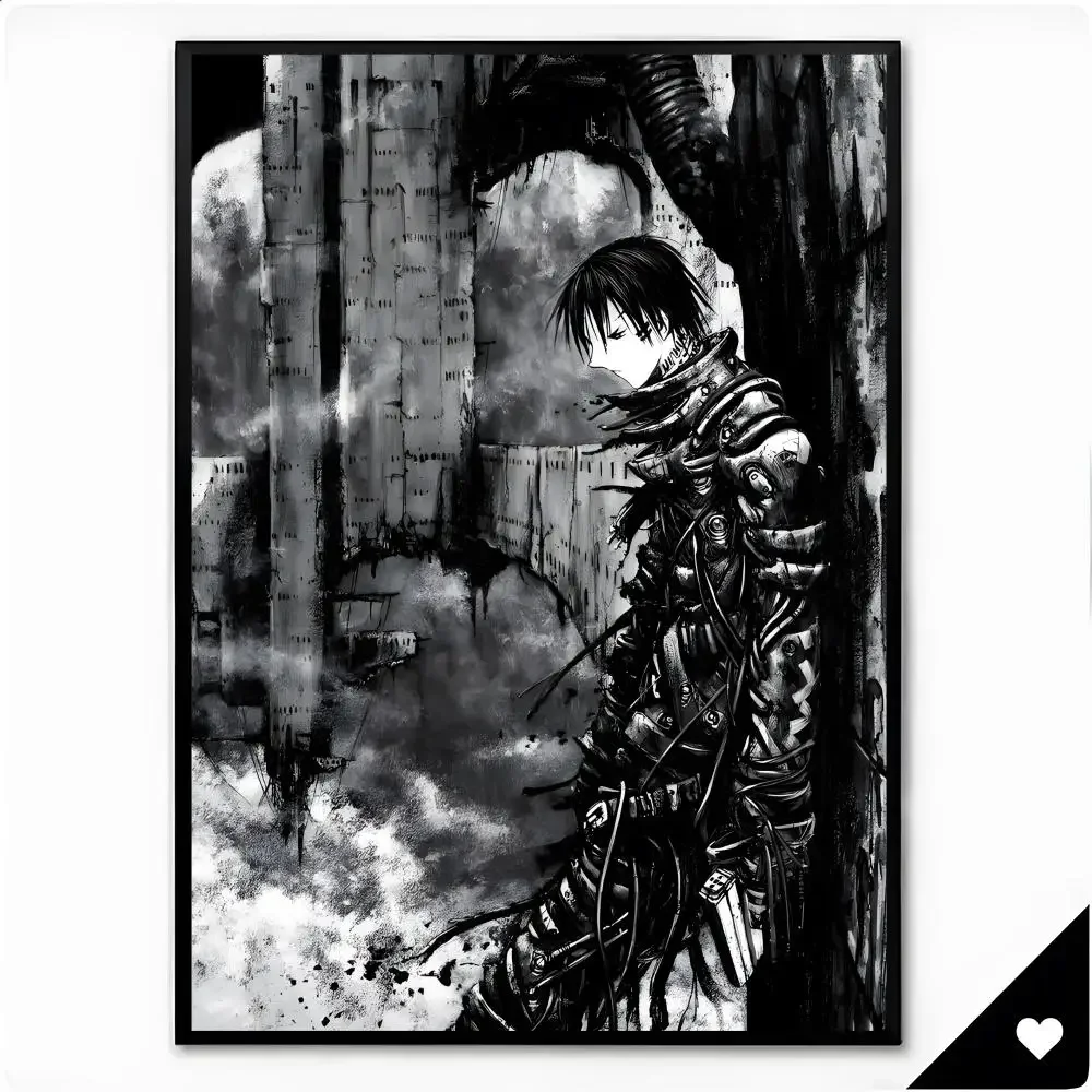 Manga SciFi Blame! Poster Premium HD Decor Wall Art for Interior Room Makeover Home Accents Gift