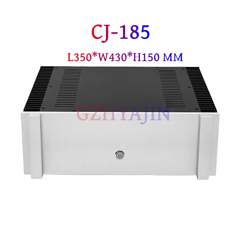 

CJ-185 all aluminum luxury Class A pure rear amplifier chassis, chassis L350*W430*H150MM