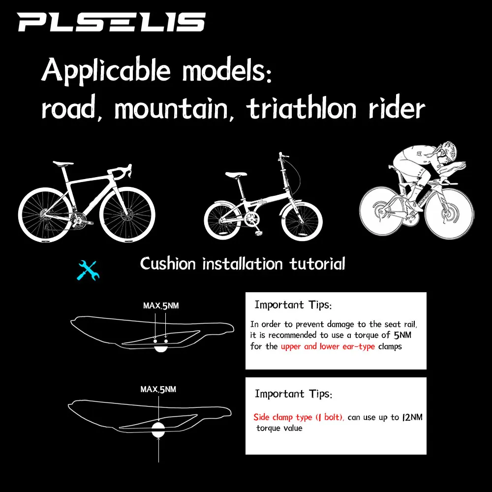 Сиденье для шоссейного велосипеда plselis из углеродного волокна, легкое полое дышащее седло, снаряжение для верховой езды, только вес 140 г