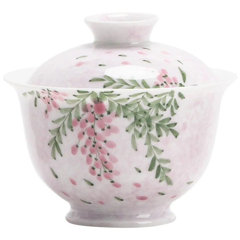

Tea bowl with lid for drinking tea