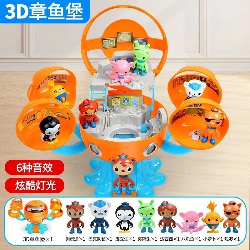 

Tv Octonauts Original All Gup Submarine Boat Vehicles Toys Action Figures Kwazii Barnacles Peso Model Toy Children Cartoon Gift