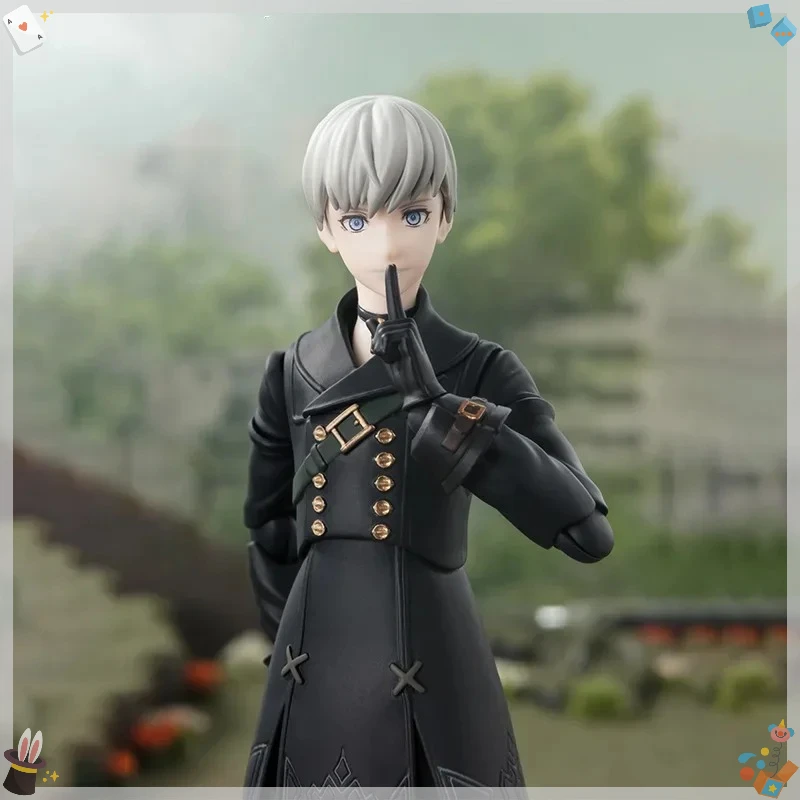 

Оригинальная коробка в наличии Bandai SHF Nier Automata 9S, готовая модель, комплект, Коллекционная модель из ПВХ, украшение