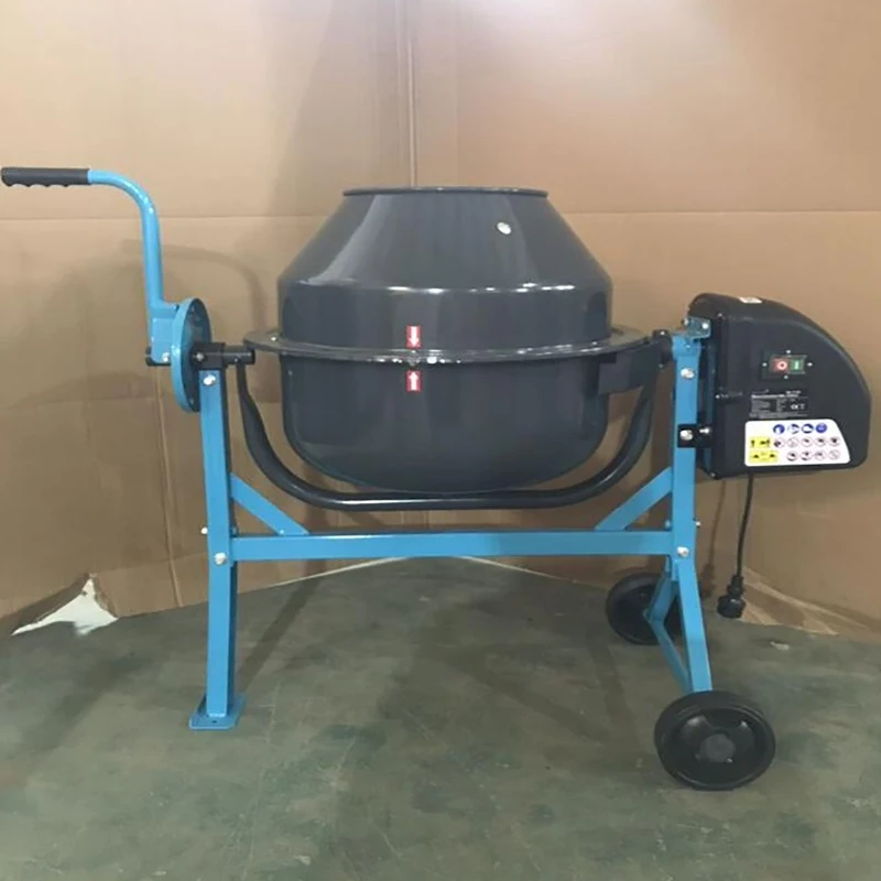 63L Mixer Concrete Construction Site Cement Mortar Feed Dry and Wet Mixer Multifunctional Mixing Small Household