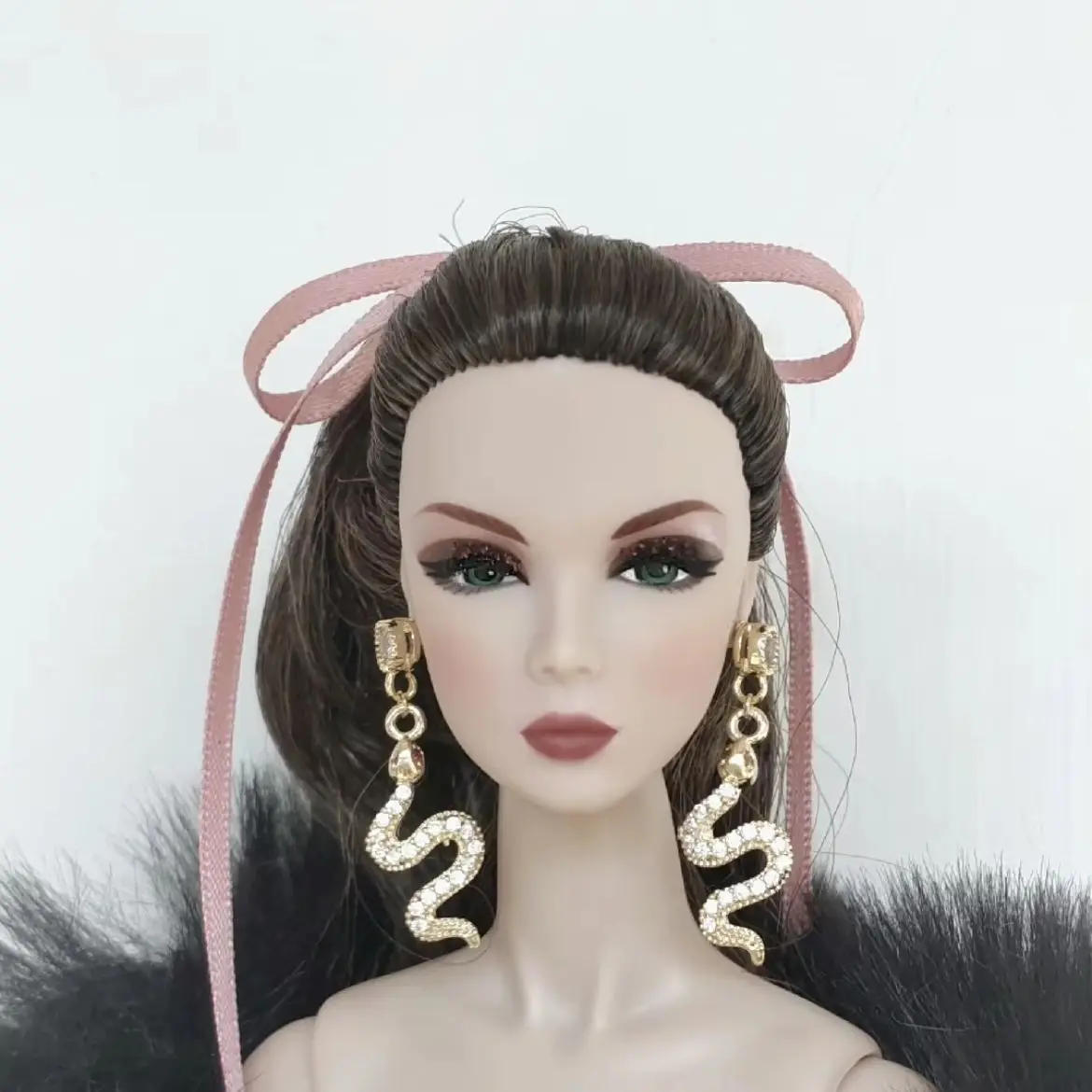 joyeria-para-munecas-pendientes-para-munecas-1-par-de-pendientes-de-circon-con-forma-de-serpentina-accesorio-para-munecas-a-escala-1-6-envio-gratis