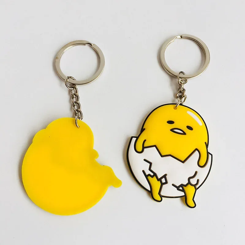 Sanrio Gudetama Anime Schlüsselanhänger Handykette Schlüsselanhänger Student Geschenk Lustiges Ei Taschenanhänger Lanyard Cartoon Schlüsselanhänger Spielzeug Dekor