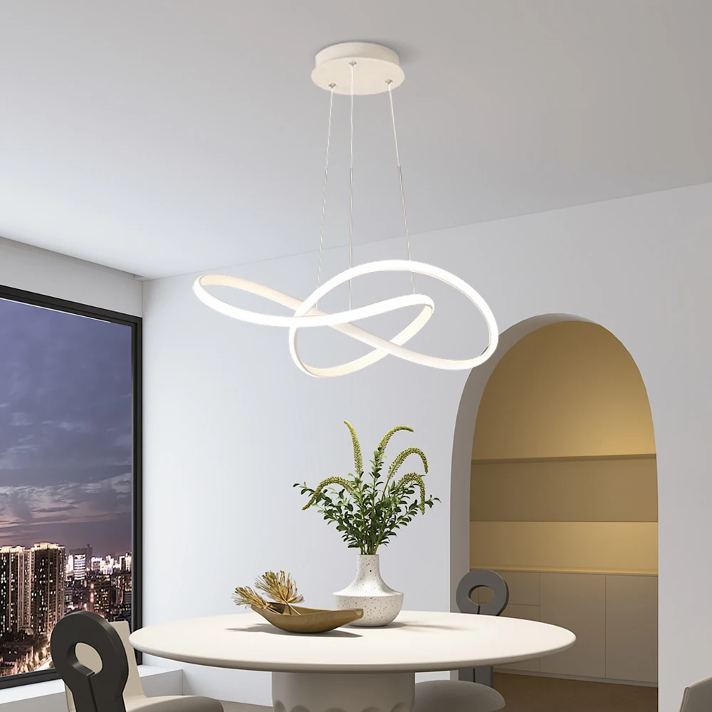 

Modern and Fashionable Long Line Dining Table Pendant Light, Living Room, Dining Room, Bedroom LED Indoor Lighting Fixtures