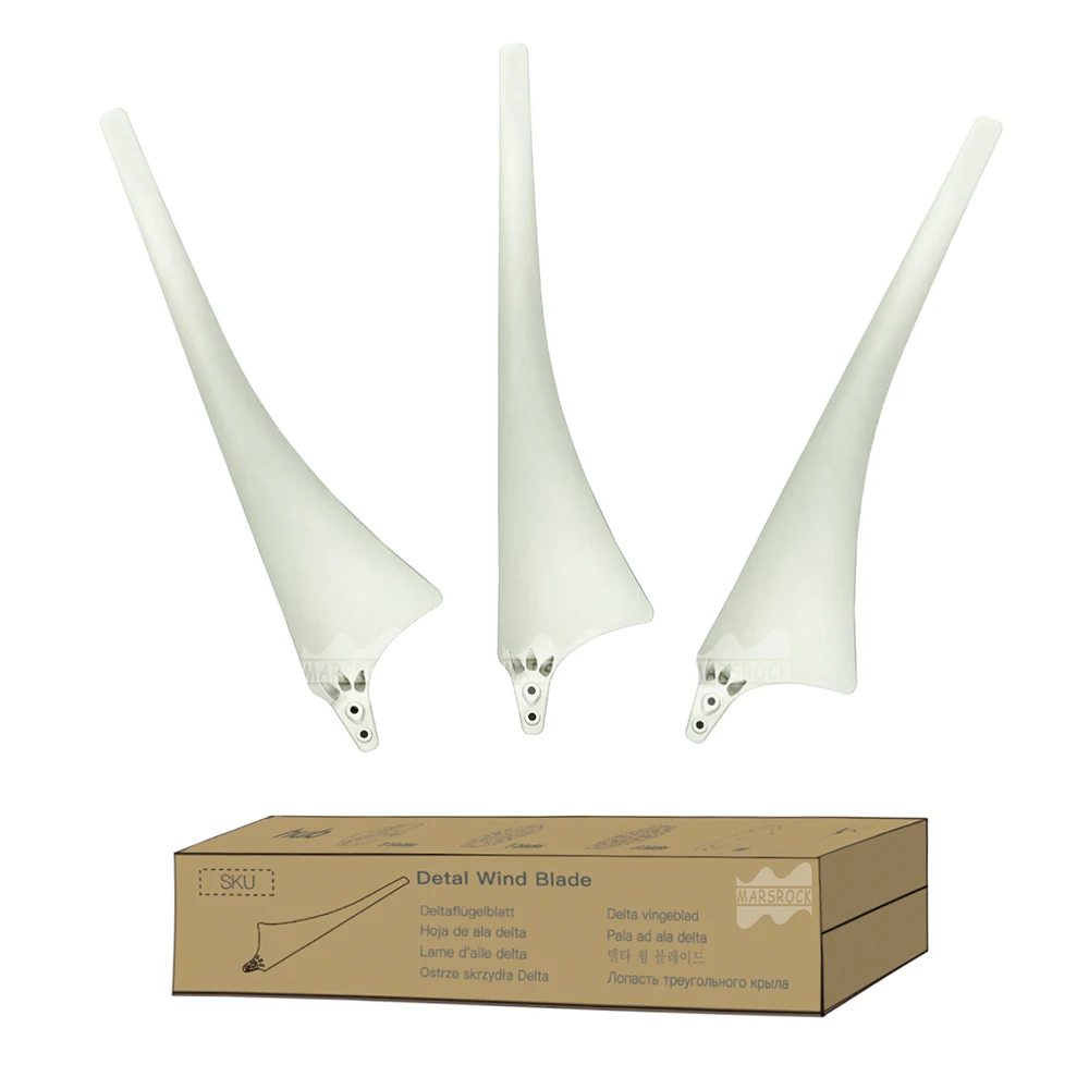 Imagem -02 - Vento Gerador Blades para Delta Wing Fibras de Carbono de Alta Resistência Fibra de Nylon Acessórios Moinho de Vento 630 mm Diy