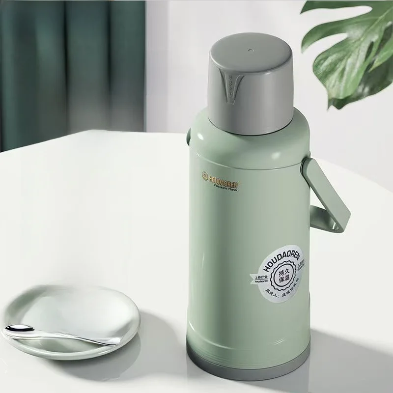 

Vintage Glass Inner Barrel Hot Water Bottle Large Size Home Use Warm Water Pot Tea Pot Student Insulated Water Bottle