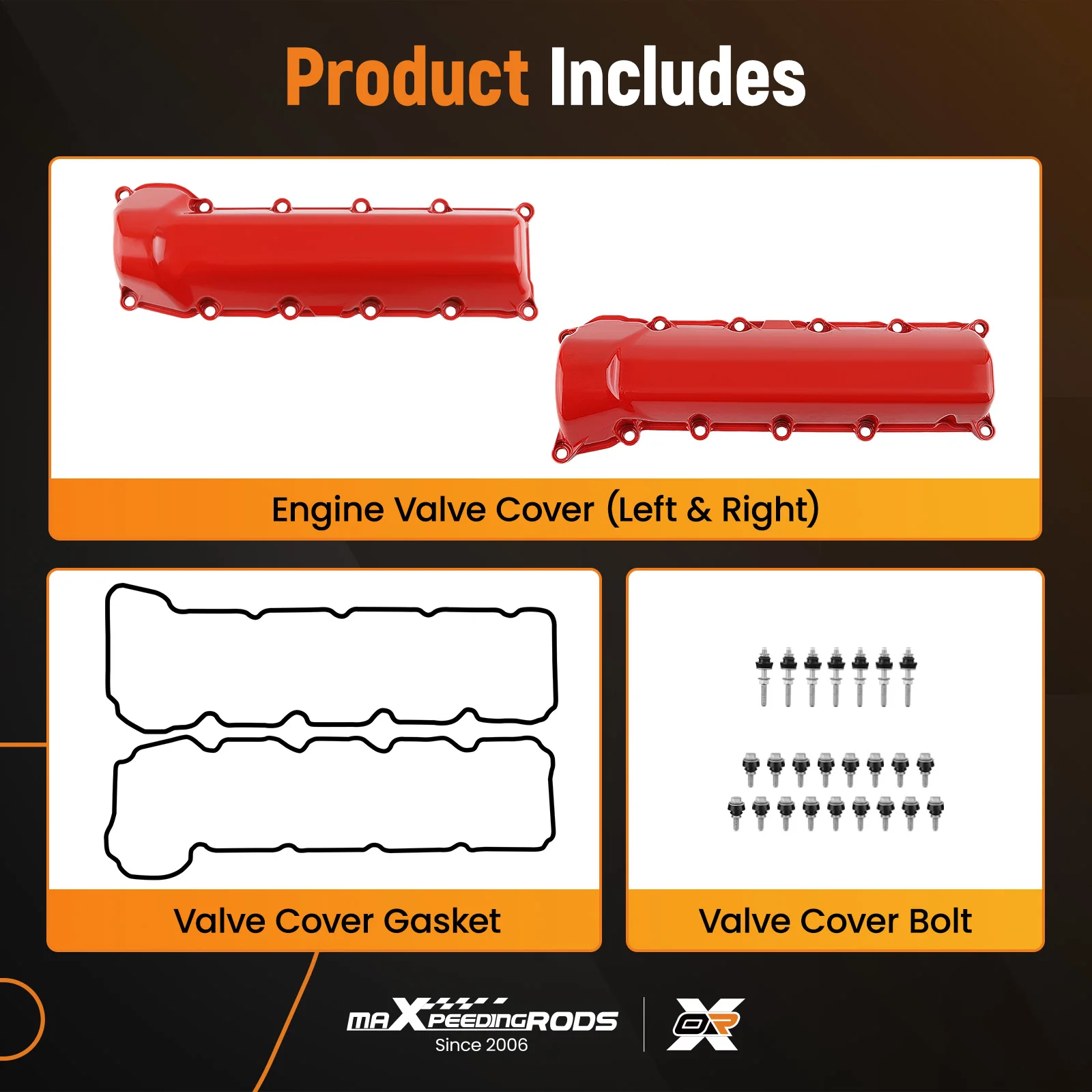 Coperchio valvola motore in alluminio + guarnizioni per Dodge Ram 1500 4.7L 2002-2007 264-929