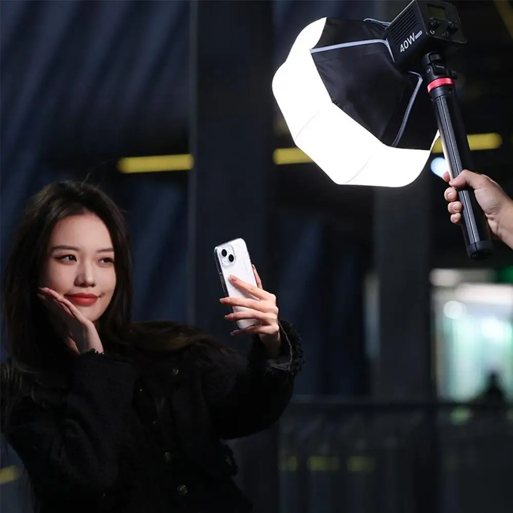 30cm Lantern Softbox With Mini Bowens Mount Quick Release Ball Diffuser Light Modifier For Mini Outdoor Cob Lamp D8w8