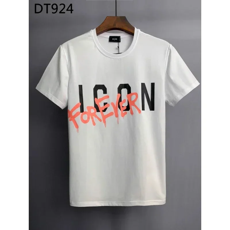 Business Men Dsq2 Summer T Shirts High Elastic Slim Fit Tshirt Men Quick-drying Mens ICON T-Shirts M TO 3XL