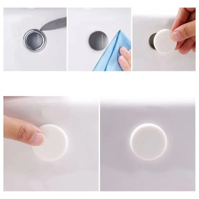 Wash Basin Overflow Cover Wash Basin Decorative Plug Water Level Rise Overflow Water Plug Bathtub Drainage Cover Overflow Cover