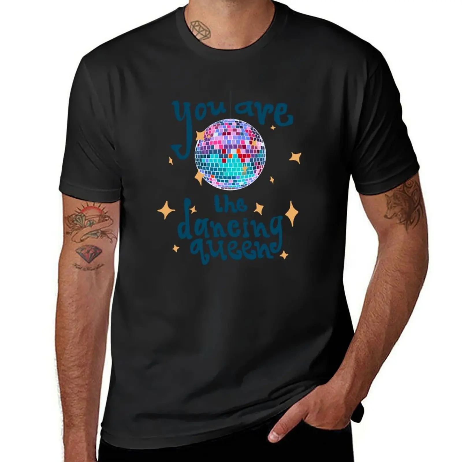 

Disco Dancing Queen T-Shirt heavyweights customizeds sublime kawaii clothes t shirts for men pack