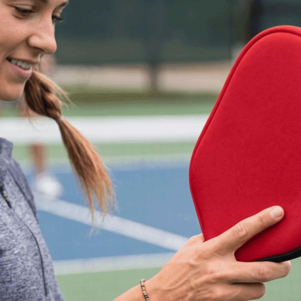 軽量ピクルボールパドルカバー 防水ネオプレン製ピクルボールラ - Racket Cover Bag のレビューと価格