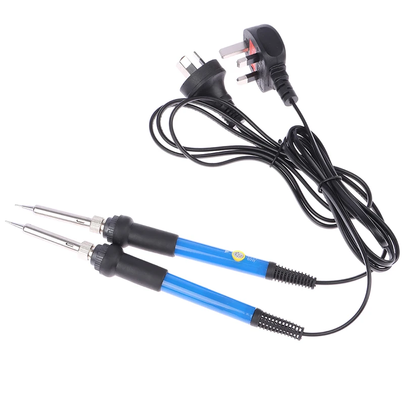 60W US EU AU UK Plug Soldering Iron Adjustable Tempertature Electric Solder Iron Welding Solder Heat Pencil Welding Repair Tools