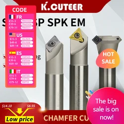 300R SSK 400R SSK SSP11/16 SPK EM45 CNC Milling Machine Lathe Chamfering cutter Burr Knife APMT/SDMB/TCMT/SPMW Carbide Inserts