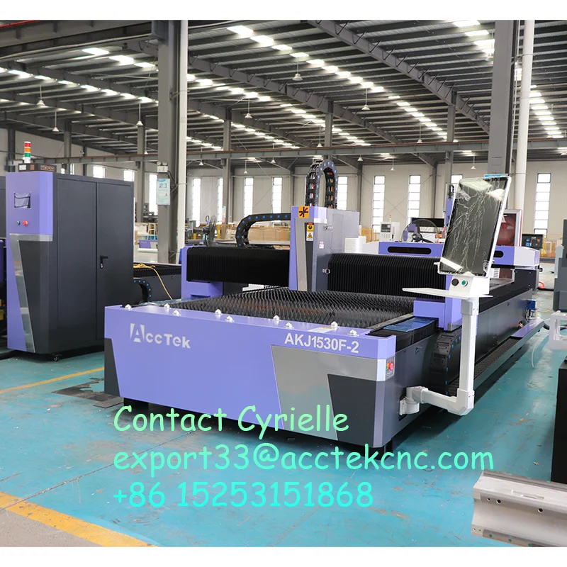 Mesin Pemotong Laser Serat Dual Head 2000W 3000W 6kw 1530 2040, Pengukir Laser CO2 untuk Logam Baja Besi Aluminium Akrilik