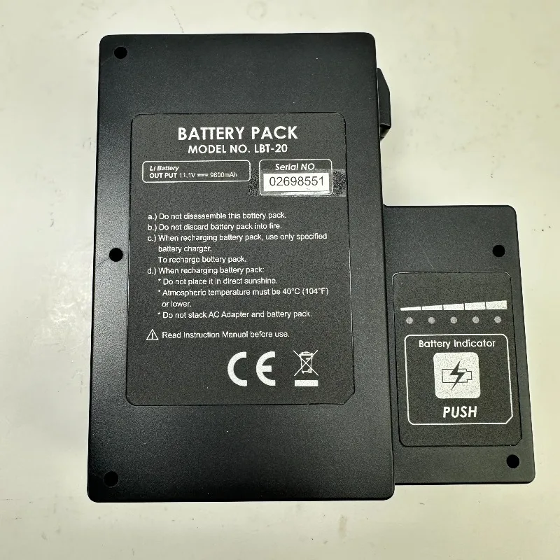LBT-20 9800mAh Replacement Battery Compatible with LBT-21 LBT-30 for INNO IFS-10 View 7 View 8 View 12 V6T V7 V8 Fusion Splicer