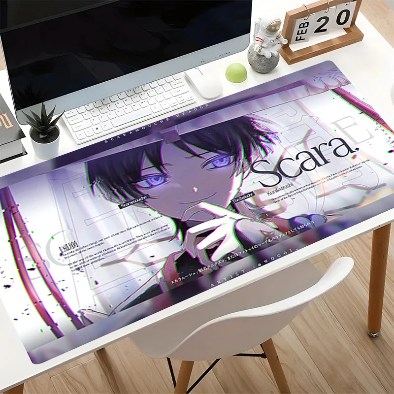 Japan Anime Mousepads G-genshin Impact Wanderer Office Deskmat Gamer Keyboard Protect Mat HD Printing Computer Gaming MousePads