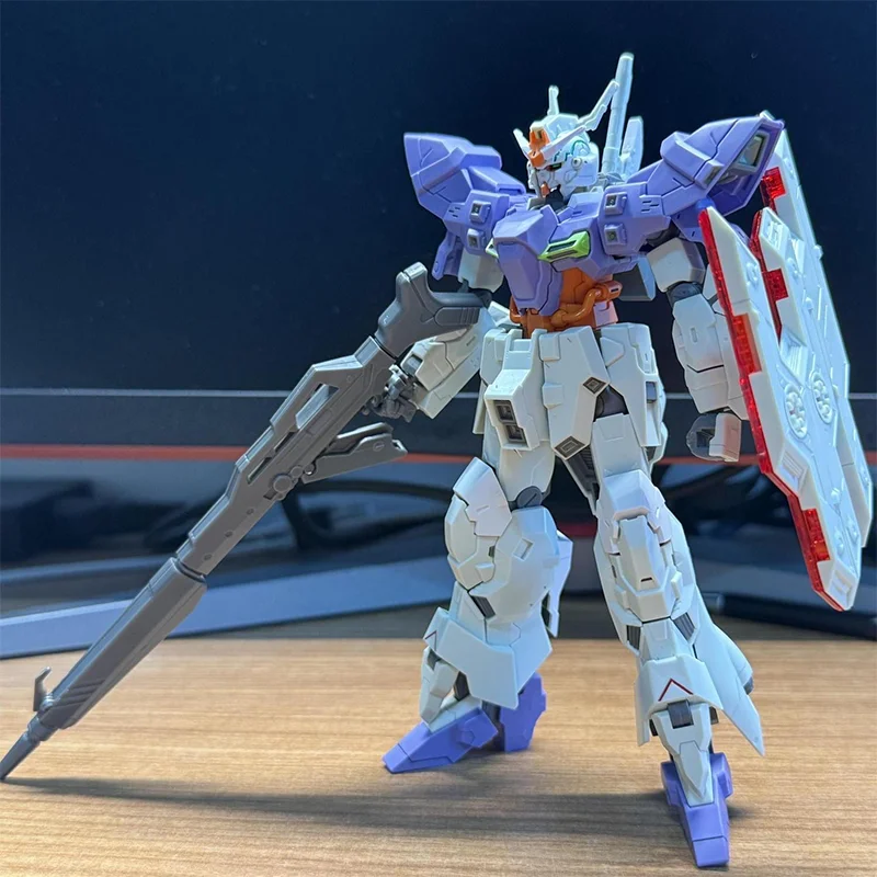 En Stock JUJIANG modelo Luna HG 1/144 AMS-123X-X Rifle largo equipado Kits de modelos de ensamblaje figuras de acción Robot Mecha regalos para niños