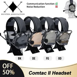 WADSN COMTAC II Headset Communication Shooting Headphone Airsoft Kenwood U94 PTT Earphone Outdoor Hunting NO Noise Reduction