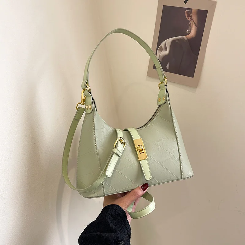 

Однотонная сумка для пельменей 2025 года, высококачественный уникальный дизайн, портативная/подмышка/плечо/кросболо, легкая роскошная мода для поездок на работу