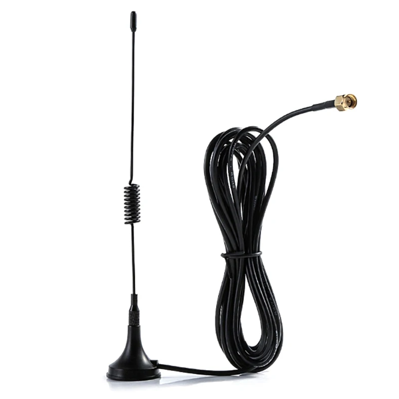 GSM GPRS Antenna 900 -1800Mhz 3dbi SMA Cable 1 M Remote Control Magnetic Base 1PC